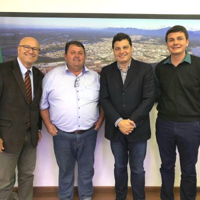 Com o Dep. Romaneli e nossos prefeitos de Santana do Itararé e Moreira Salles.